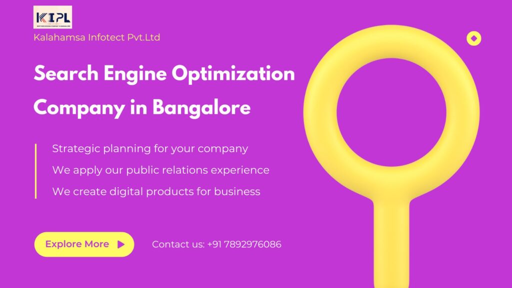 Search engine optimization company in Bangalore